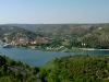 Sicht auf Skradin Sicht auf Skradin